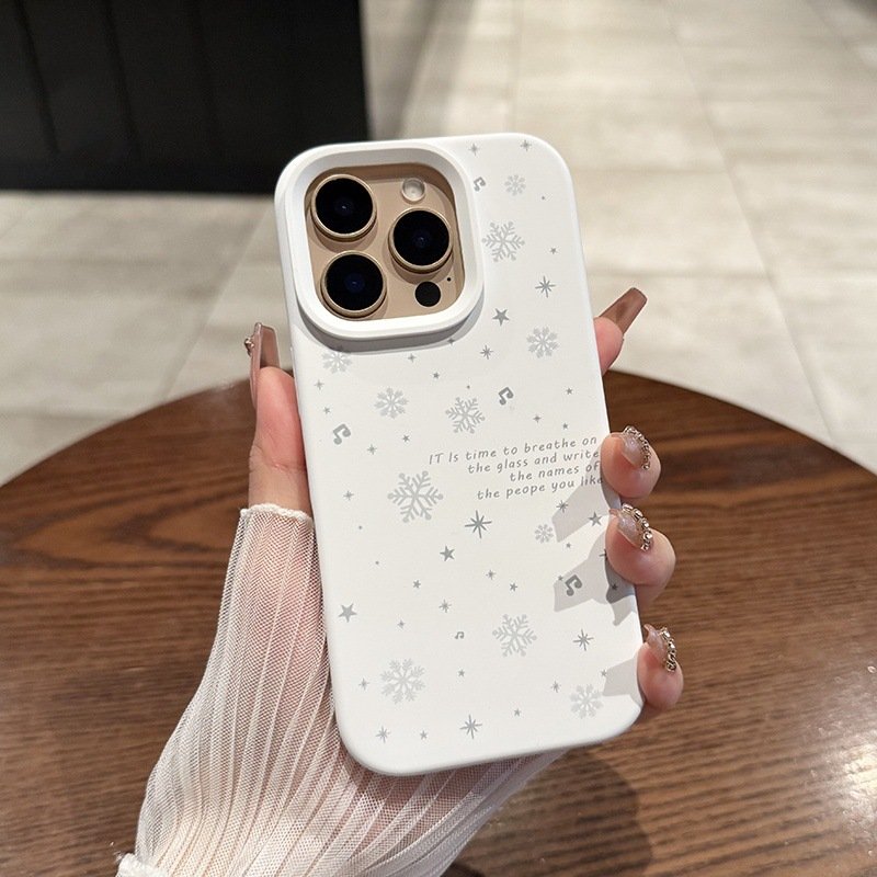 Atmosphere Snowflakes: The XINSANJIN Liquid Silicone Case That Captures Winter’s Magic